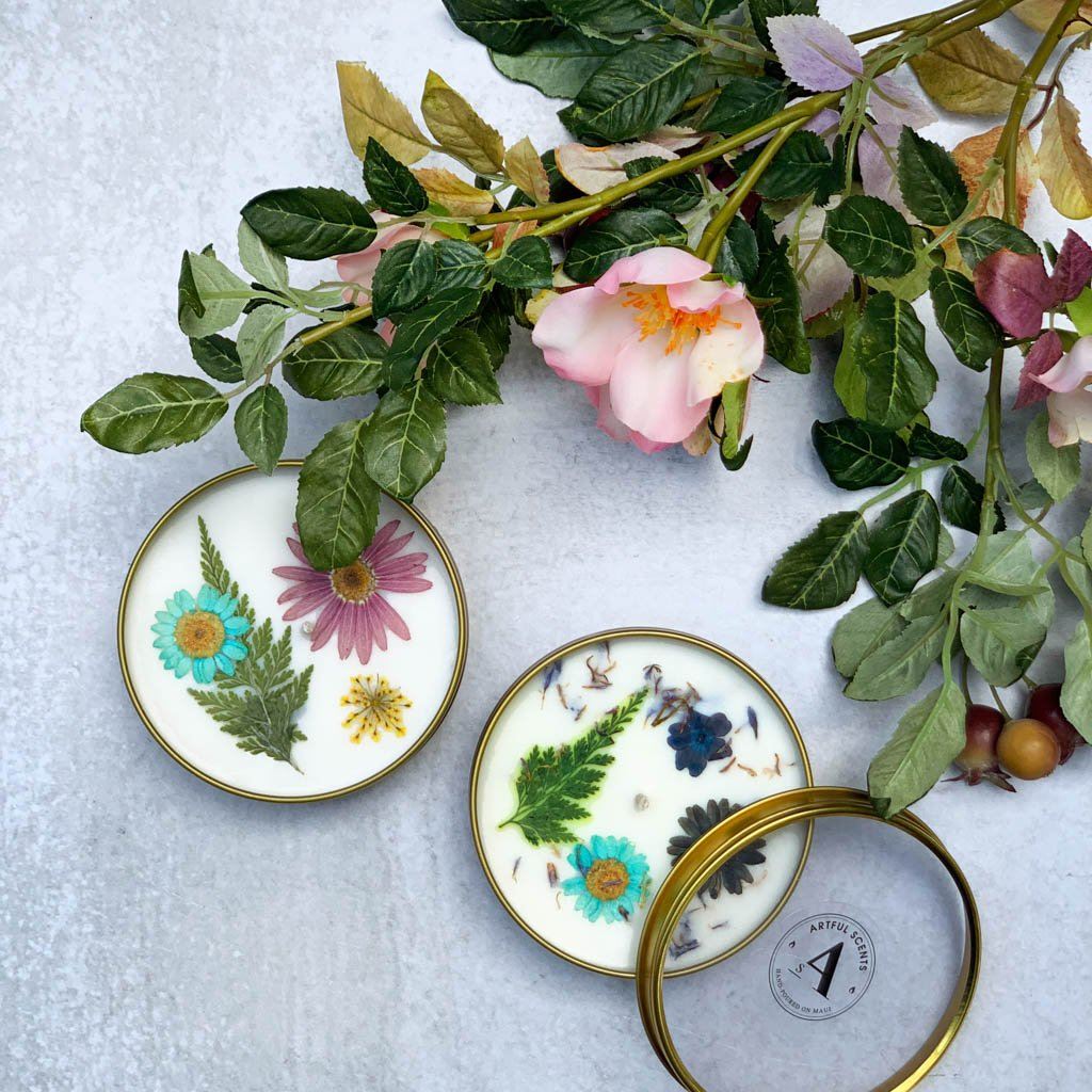 Botanical Flower Candle Candle Artful Scents | Maui, HI 