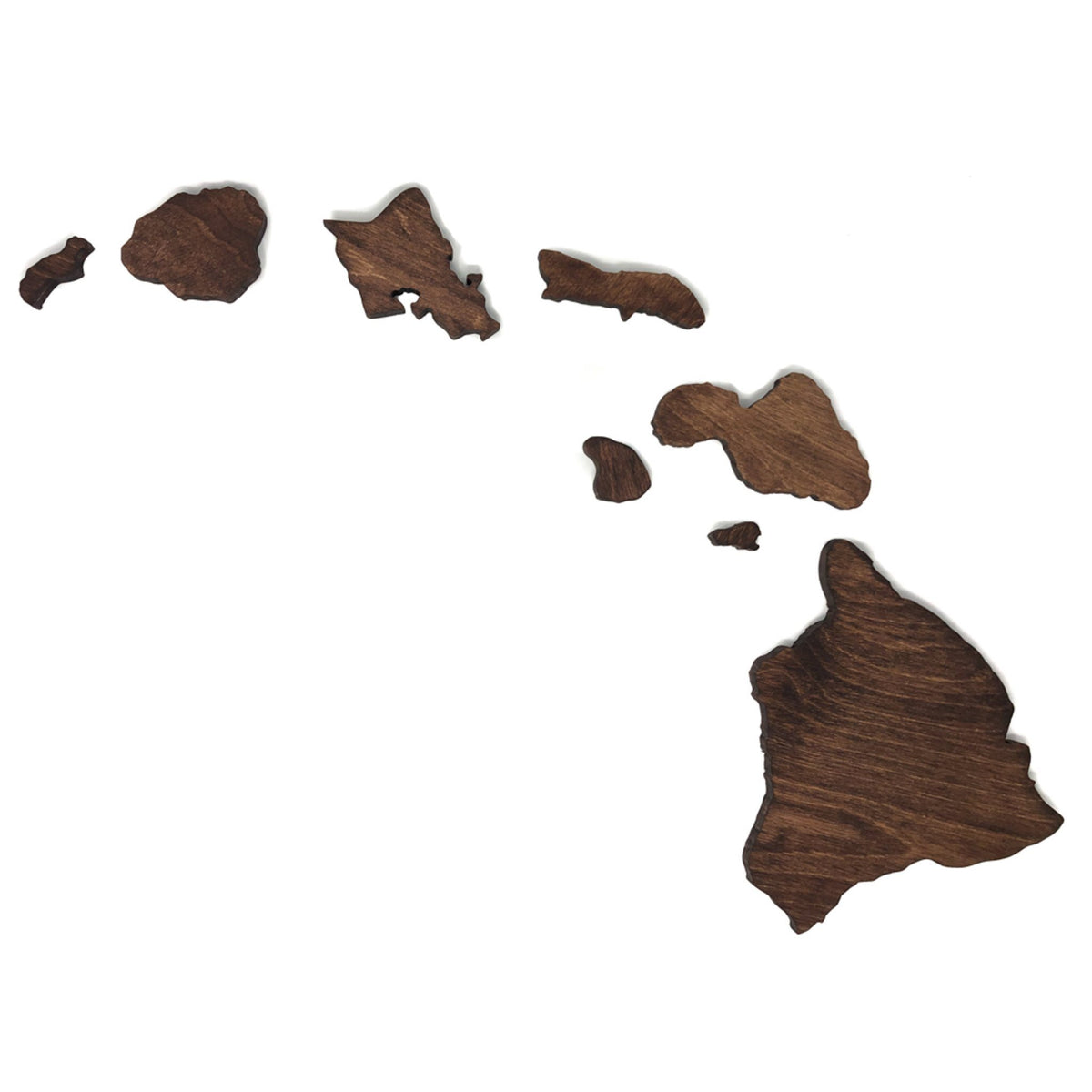Hawaiian Islands Wall Art Wall Art TKL Woodworks | Maui, HI 