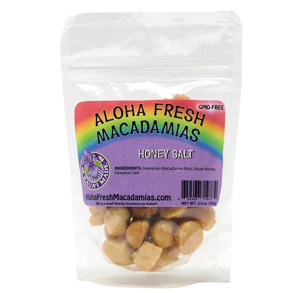 Hawaiian Macadamia Nuts Nuts Aloha Fresh Macadamias | Kauai Honey Salt 