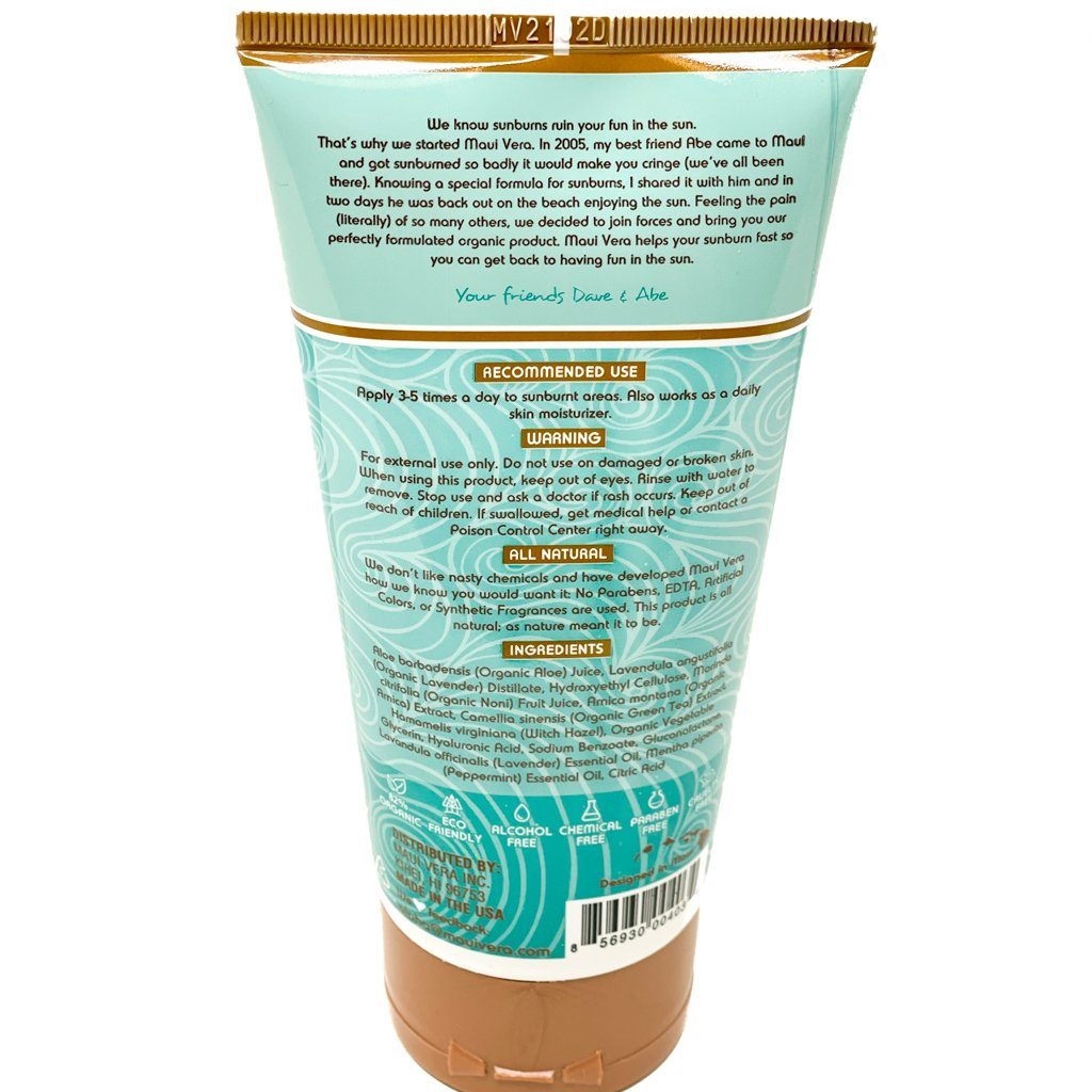 Maui Vera Healing Gel Aloe Maui Vera | Maui, HI 