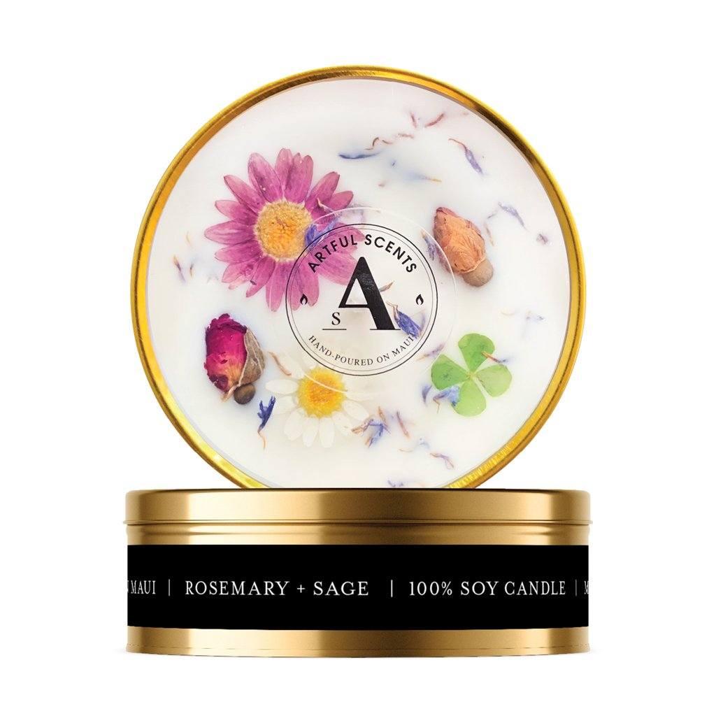 Botanical Flower Candle Candle Artful Scents | Maui, HI 