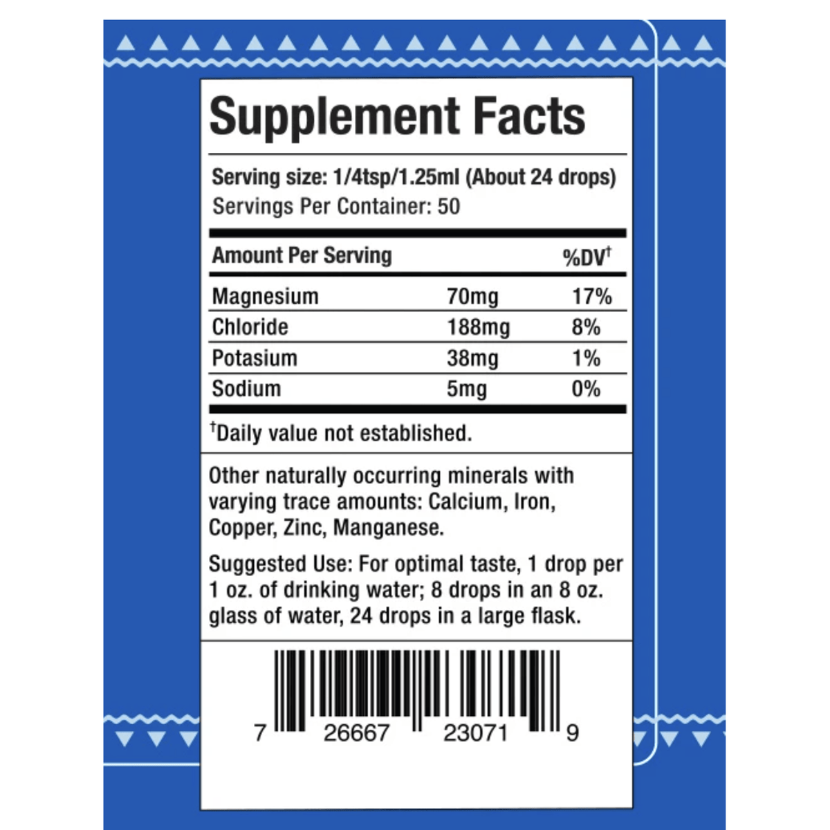 DEEP OCEAN MAGNESIUM MINERAL WATER DROPS Aloha Boxed Hawai&#39;i 