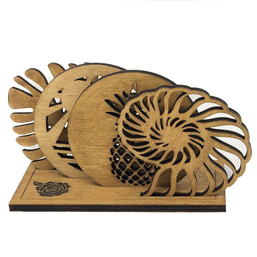 Tropical Coaster Set Coaster Maverick Events | Maui, HI 