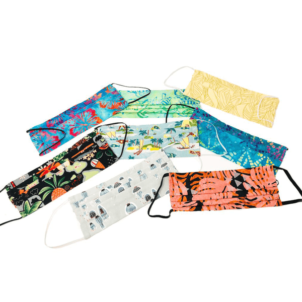 Handmade Tropical Face Mask Aloha Boxed Hawaii